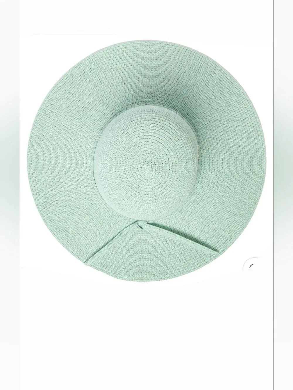 Ocean Pacific OP Aqua The La Costa floppy Sun Hat with knot tie brand new